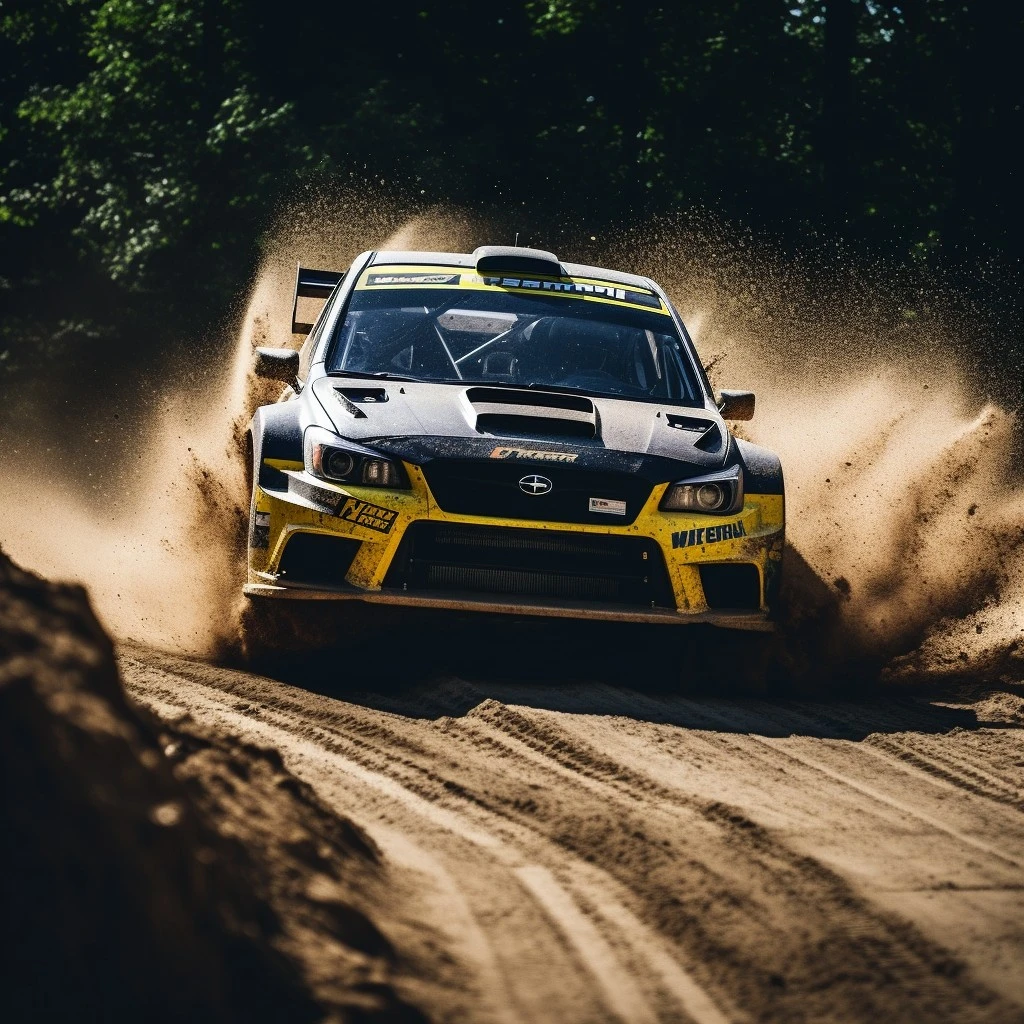 photo d'une conduite sportive de voiture de course