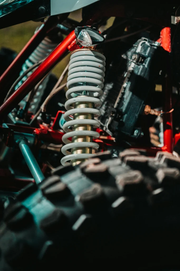 photo de ressort comme technologies de suspension voiture